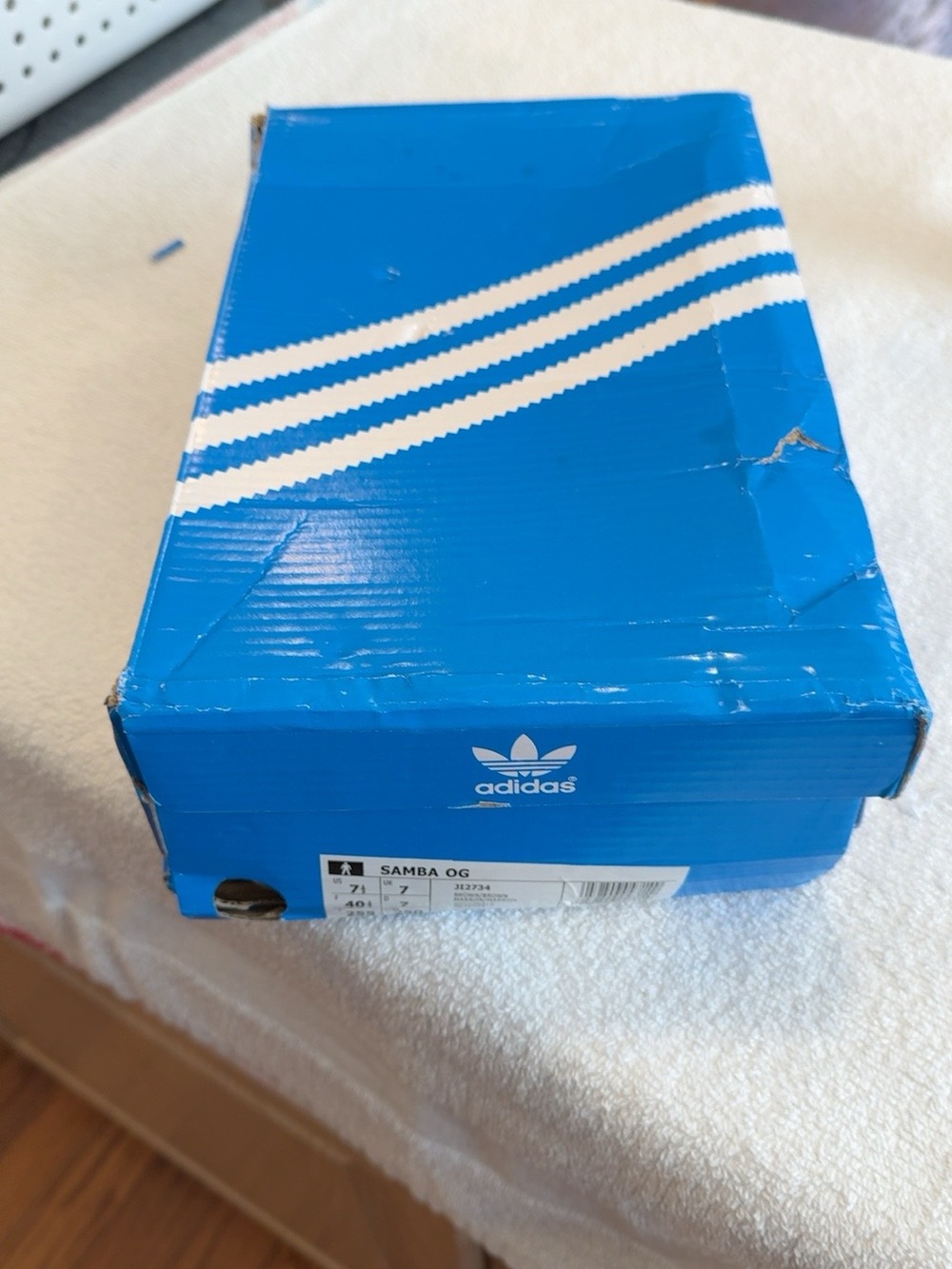 Adidas Samba OG J12734 Leopard Pony Hair Sneakers NWT 7.5 - Picture 8 of 8